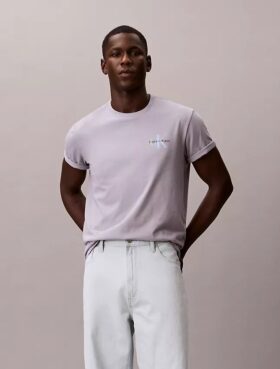 Κλασικό T-shirt με γραφικό Monologo