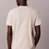 Κλασικό T-shirt με γραφικό ρίγα Monologo