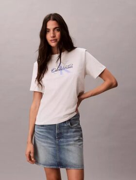 Κλασικό T-shirt με γραφικό Script Monologo