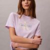 Κλασικό T-shirt με γραφικό Script Monologo Κλασικό T-shirt με γραφικό Script Monologo
