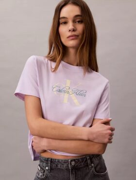 Κλασικό T-shirt με γραφικό Script Monologo
