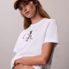 Κλασικό T-shirt με γραφικό Script Monologo Κλασικό T-shirt με γραφικό Script Monologo