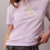 Κλασικό T-shirt με γραφικό Script Monologo Κλασικό T-shirt με γραφικό Script Monologo