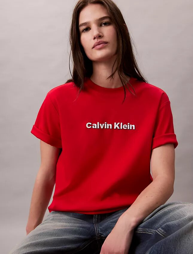 Κλασικό T-shirt με κεντημένο λογότυπο Κλασικό T-shirt με κεντημένο λογότυπο