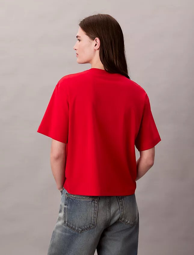 Κλασικό T-shirt με κεντημένο λογότυπο Κλασικό T-shirt με κεντημένο λογότυπο