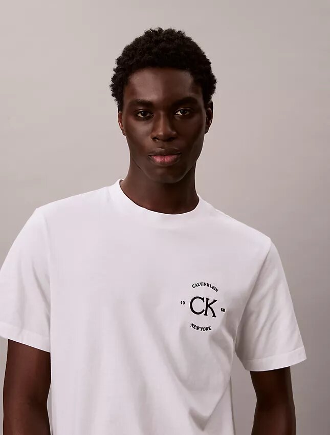 Κλασικό T-shirt με κυκλικό λογότυπο Κλασικό T-shirt με κυκλικό λογότυπο