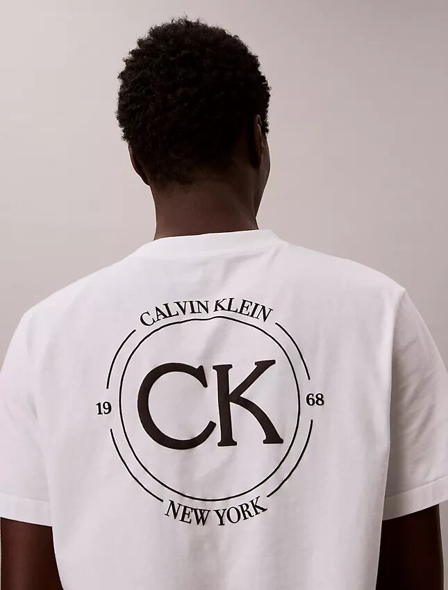 Κλασικό T-shirt με κυκλικό λογότυπο Κλασικό T-shirt με κυκλικό λογότυπο
