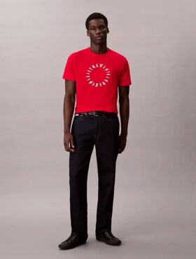 Κλασικό T-shirt με κυκλικό λογότυπο
