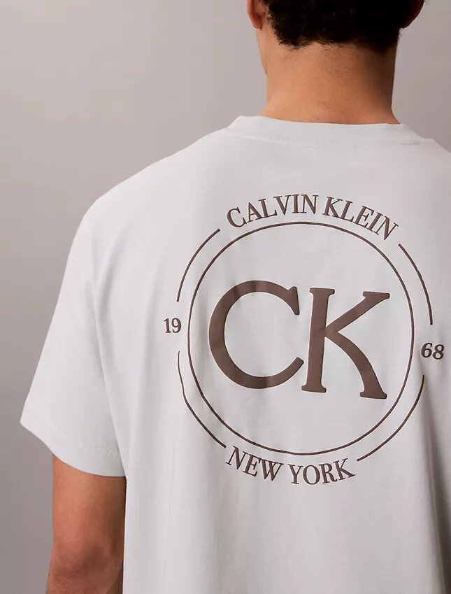 Κλασικό T-shirt με κυκλικό λογότυπο Κλασικό T-shirt με κυκλικό λογότυπο