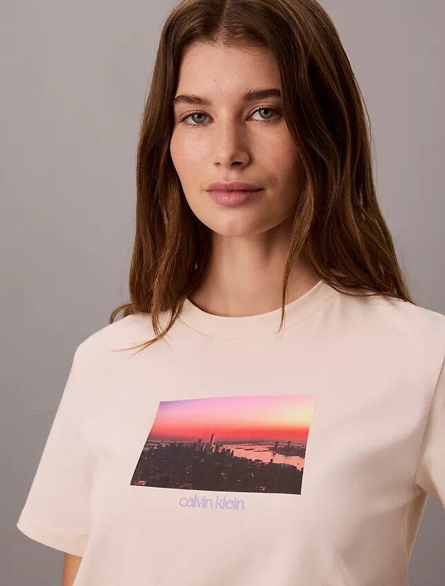 Κλασικό T-shirt με λογότυπο City Sunset Κλασικό T-shirt με λογότυπο City Sunset