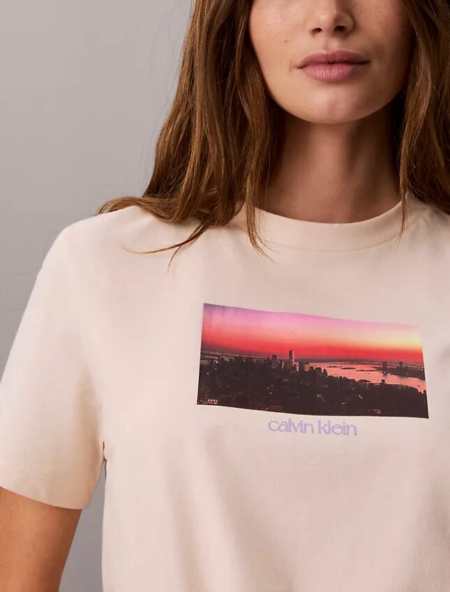 Κλασικό T-shirt με λογότυπο City Sunset Κλασικό T-shirt με λογότυπο City Sunset