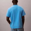 Κλασικό T-shirt με λογότυπο και εφέ acid wash