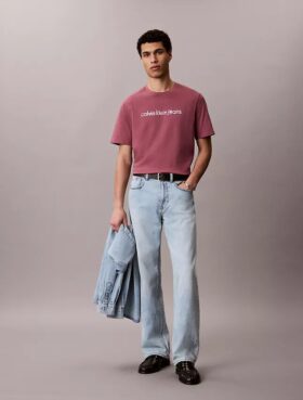 Κλασικό T-shirt με λογότυπο σε μικρά γράμματα