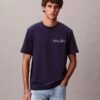 Κλασικό T-shirt με μικρό λογότυπο σε γραφική γραφή