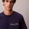 Κλασικό T-shirt με μικρό λογότυπο σε γραφική γραφή