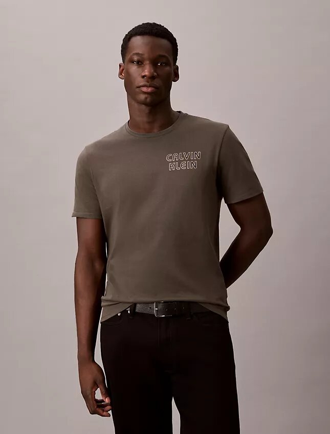 Κλασικό T-shirt με ρετρό λογότυπο Κλασικό T-shirt με ρετρό λογότυπο