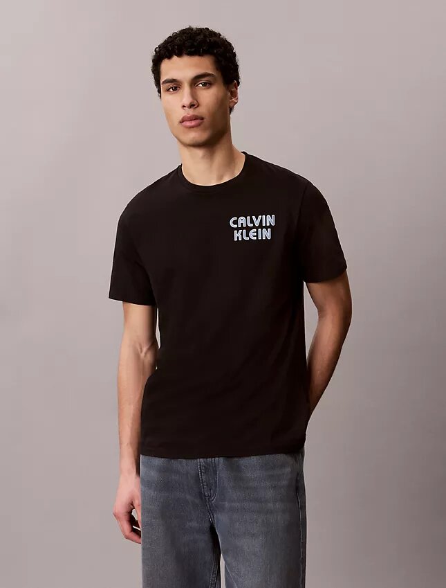 Κλασικό T-shirt με ρετρό λογότυπο Κλασικό T-shirt με ρετρό λογότυπο