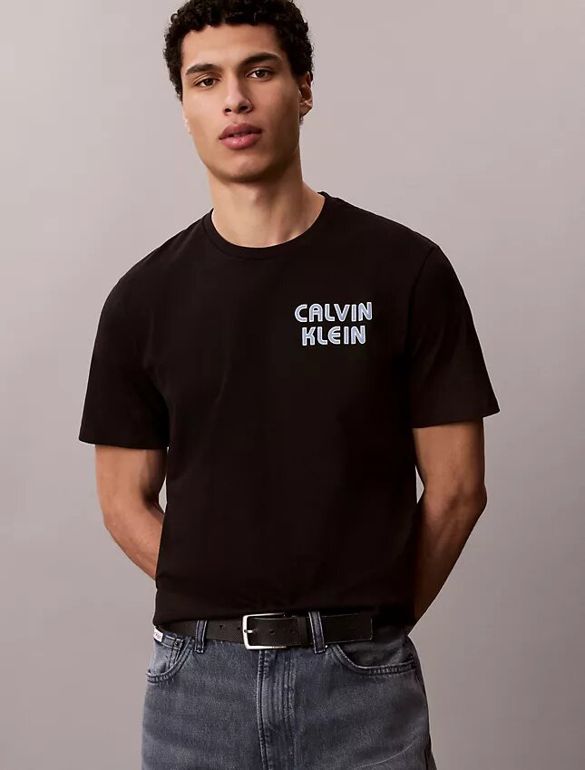 Κλασικό T-shirt με ρετρό λογότυπο Κλασικό T-shirt με ρετρό λογότυπο