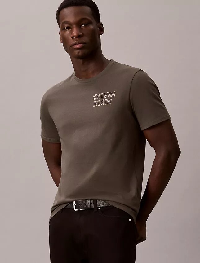 Κλασικό T-shirt με ρετρό λογότυπο Κλασικό T-shirt με ρετρό λογότυπο
