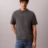 Κλασικό T-shirt με στρογγυλό λαιμό και ξεθωριασμένο λογότυπο