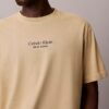 Κλασικό T-shirt με στρογγυλό λαιμό και ξεθωριασμένο λογότυπο