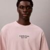 Κλασικό T-shirt με στρογγυλό λαιμό και ξεθωριασμένο λογότυπο