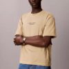 Κλασικό T-shirt με στρογγυλό λαιμό και ξεθωριασμένο λογότυπο