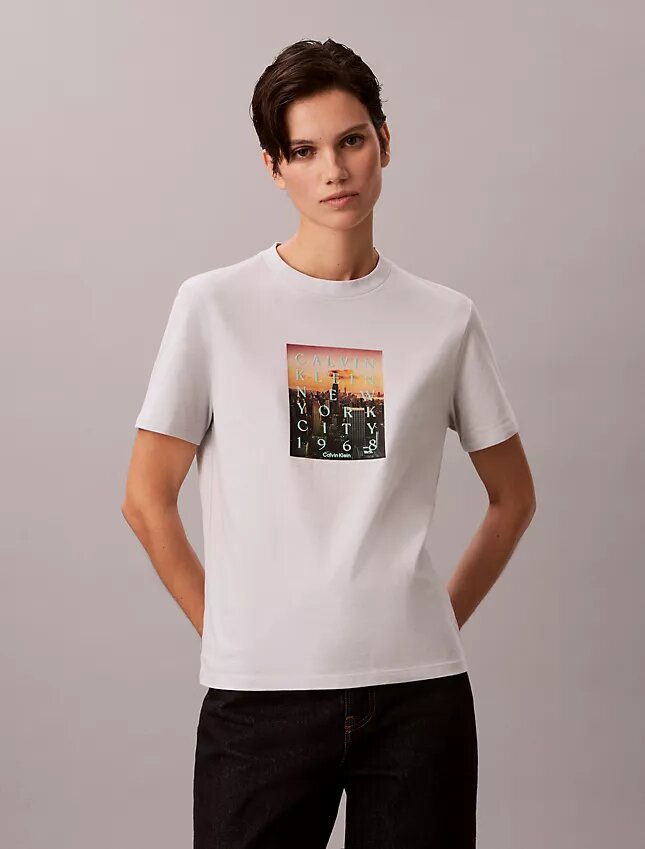 Κλασικό T-shirt με το λογότυπο City Sunset Κλασικό T-shirt με το λογότυπο City Sunset