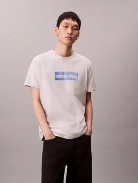 Κλασικό T-shirt με ξεθωριασμένο λογότυπο