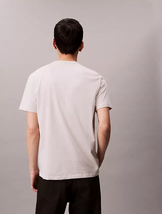 Κλασικό T-shirt με ξεθωριασμένο λογότυπο Κλασικό T-shirt με ξεθωριασμένο λογότυπο