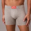 Κλασικό βαμβακερό Boxer Brief με ραβδώσεις