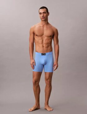Κλασικό βαμβακερό Boxer Brief με ραβδώσεις