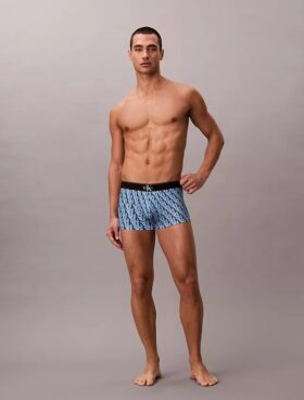 Κολάν Low Rise Trunk από Microfiber με γραφικό Monogram Κολάν Low Rise Trunk από Microfiber με γραφικό Monogram