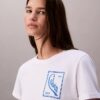 Κοντό, φαρδύ T-shirt με λογότυπο Κοντό, φαρδύ T-shirt με λογότυπο