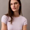 Κοντό μπλουζάκι από Cotton Stretch ύφασμα Κοντό μπλουζάκι από Cotton Stretch ύφασμα