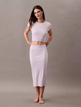 Κοντό μπλουζάκι από Cotton Stretch ύφασμα