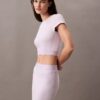 Κοντό μπλουζάκι από Cotton Stretch ύφασμα Κοντό μπλουζάκι από Cotton Stretch ύφασμα