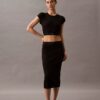 Κοντό μπλουζάκι από Cotton Stretch ύφασμα Κοντό μπλουζάκι από Cotton Stretch ύφασμα