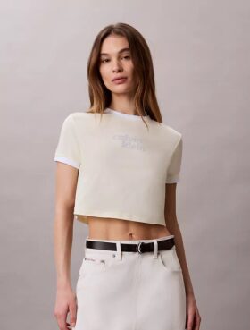 Κοντό T-shirt με λογότυπο