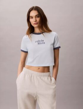 Κοντό T-shirt με λογότυπο