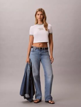 Κοντό T-shirt με λογότυπο