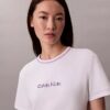 Κοντομάνικο T-shirt με κεντημένο λογότυπο Κοντομάνικο T-shirt με κεντημένο λογότυπο