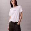 Κοντομάνικο T-shirt με κεντημένο λογότυπο Κοντομάνικο T-shirt με κεντημένο λογότυπο