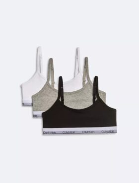 Κορίτσια Modern Cotton Bralette σετ 3 τεμαχίων με κοντό σουτιέν