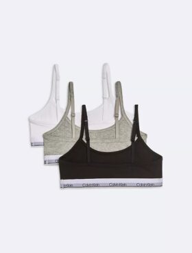 Κορίτσια Modern Cotton Bralette σετ 3 τεμαχίων με κοντό σουτιέν