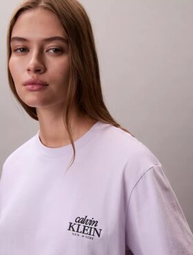 Κουμπωτό T-shirt με κεντημένο λογότυπο