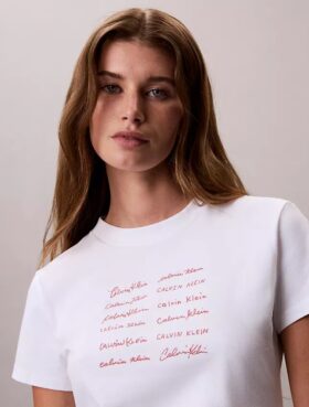 Λογότυπο με γραμματοσειρά, κοντό T-shirt