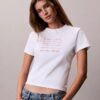Λογότυπο με γραμματοσειρά, κοντό T-shirt