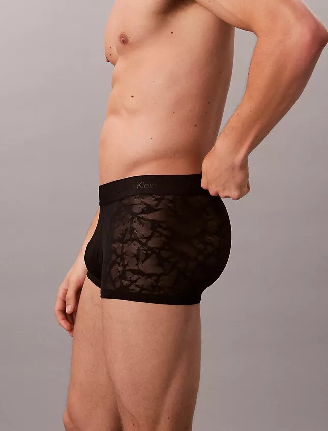 Low Rise Trunk από Microfiber δαντέλα Low Rise Trunk από Microfiber δαντέλα