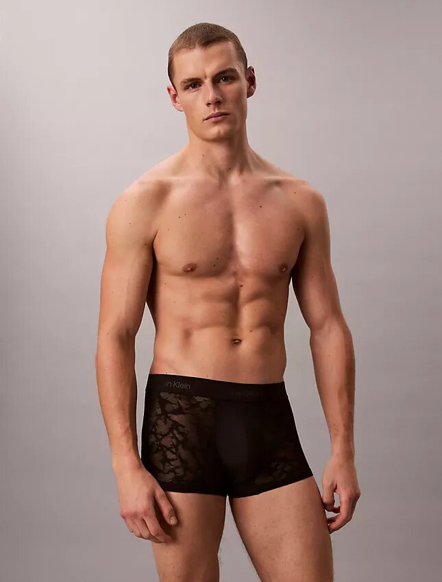 Low Rise Trunk από Microfiber δαντέλα Low Rise Trunk από Microfiber δαντέλα